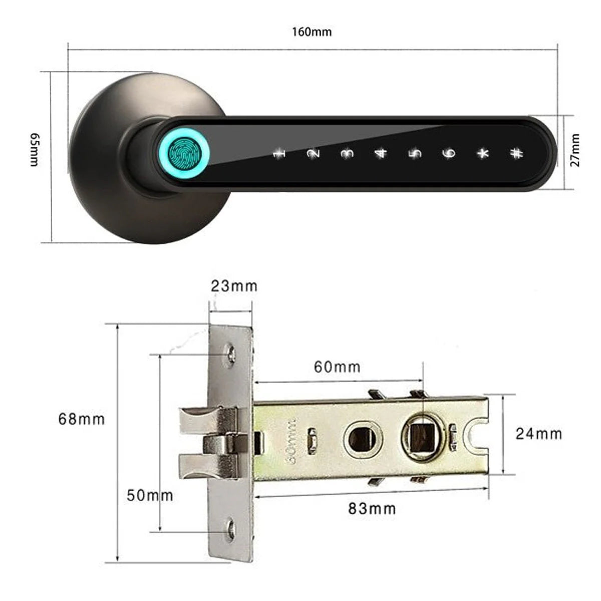 SafeTouchLocks™  Fingerprint Smart Door Lock